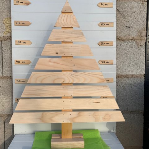 rbol de navidad madera